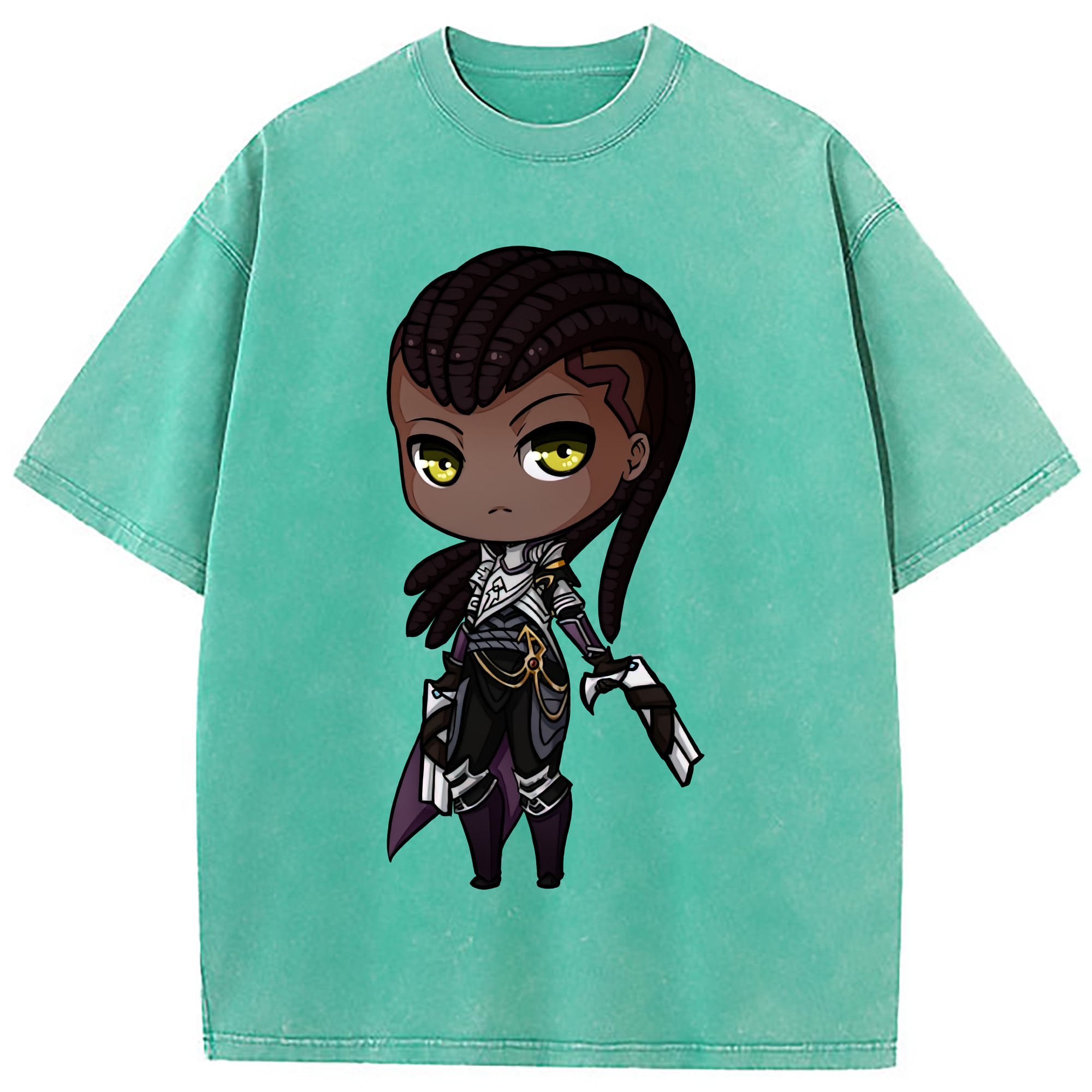 （画像用） リーグ・オブ・レジェンド League of Legends LOL 綿100% ヴィンテージ風 半袖Tシャツ（フロントプリント）